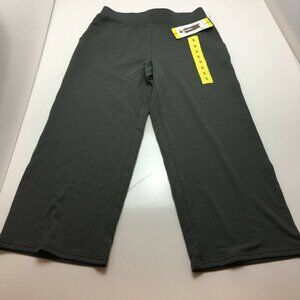 Sentimental Women's Fitness Crop Pants  Color: Smoke Grey Size: Small
